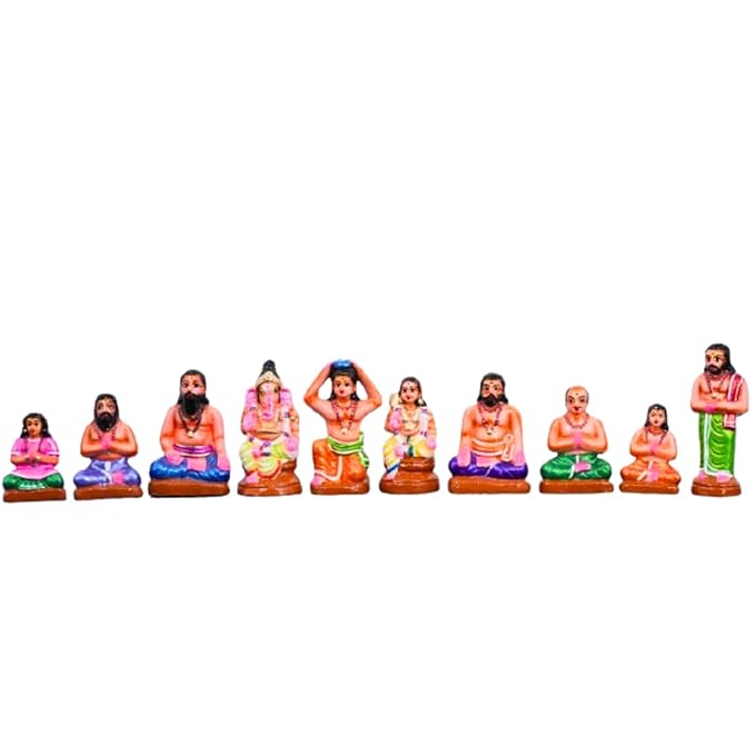 Ayyappan Golu Dolls Set Handmade Clay For Navrathri