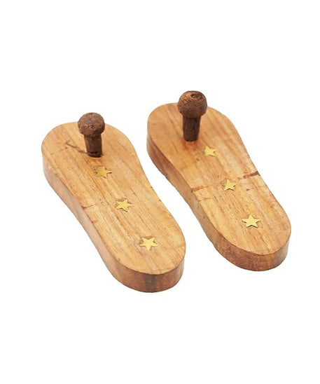 Wooden khadau- Lakshmi Charan Paduka for Pooja (Set of 1)