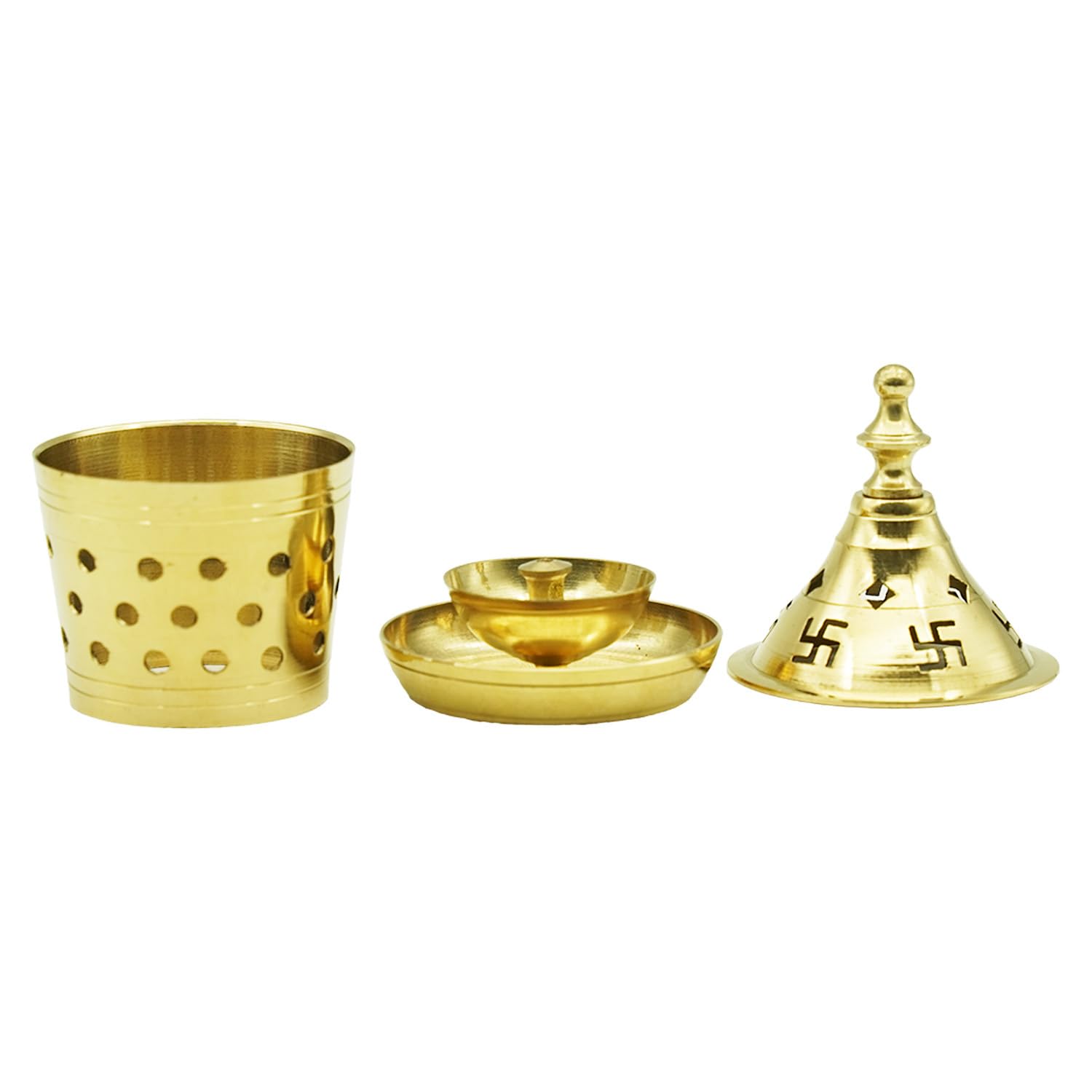 Brass Akhand Diya Kuber Deepak With Cover
