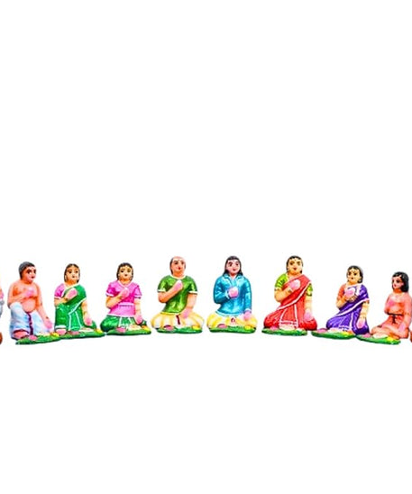 Bhojanam Set Golu Dolls For Dussehra handmade Clay