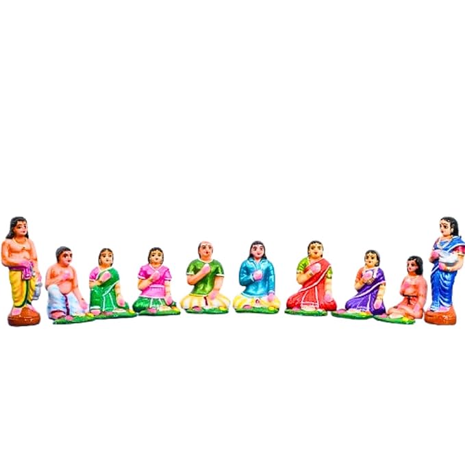 Bhojanam Set Golu Dolls For Dussehra handmade Clay