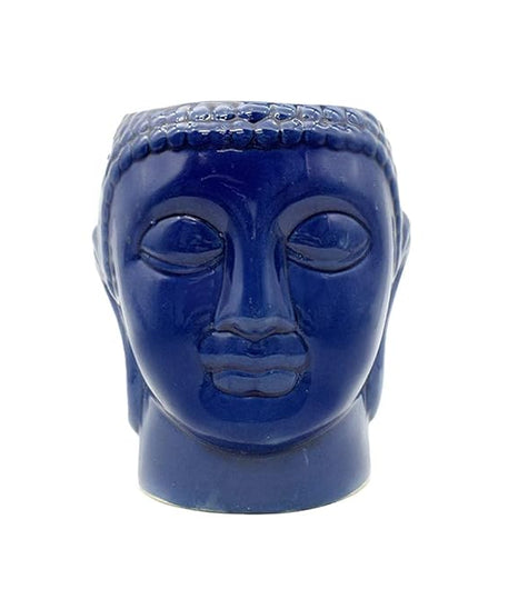 Blue Buddha Shape Ceramic Flower Pot for Outdoor