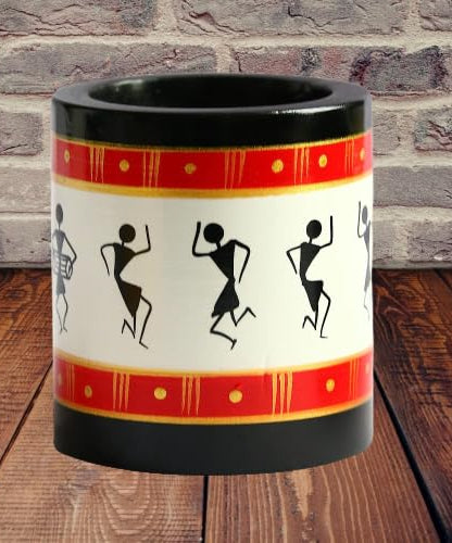 Channapatna pen stand on table office,gifting.