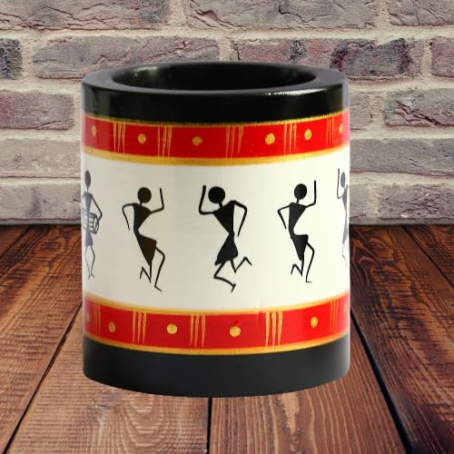 Channapatna pen stand on table office,gifting.