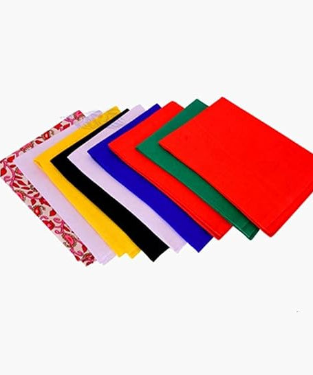 Navagraha pooja clothes-Navagraha Clothes Pieces Material( Pack of 9 )