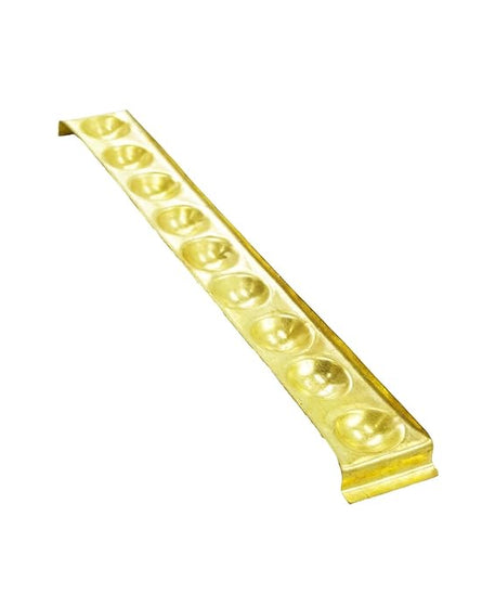 Brass Ghee Diya Holder Rectangle Design-127gm