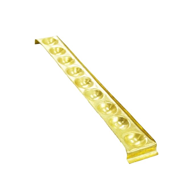 Brass Ghee Diya Holder Rectangle Design-127gm