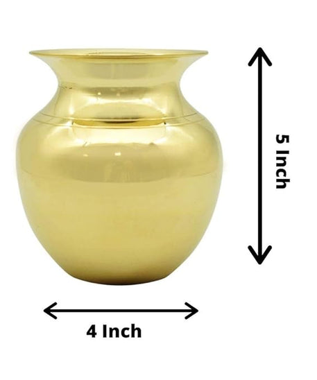 Brass Pooja Kalash 5 Inches