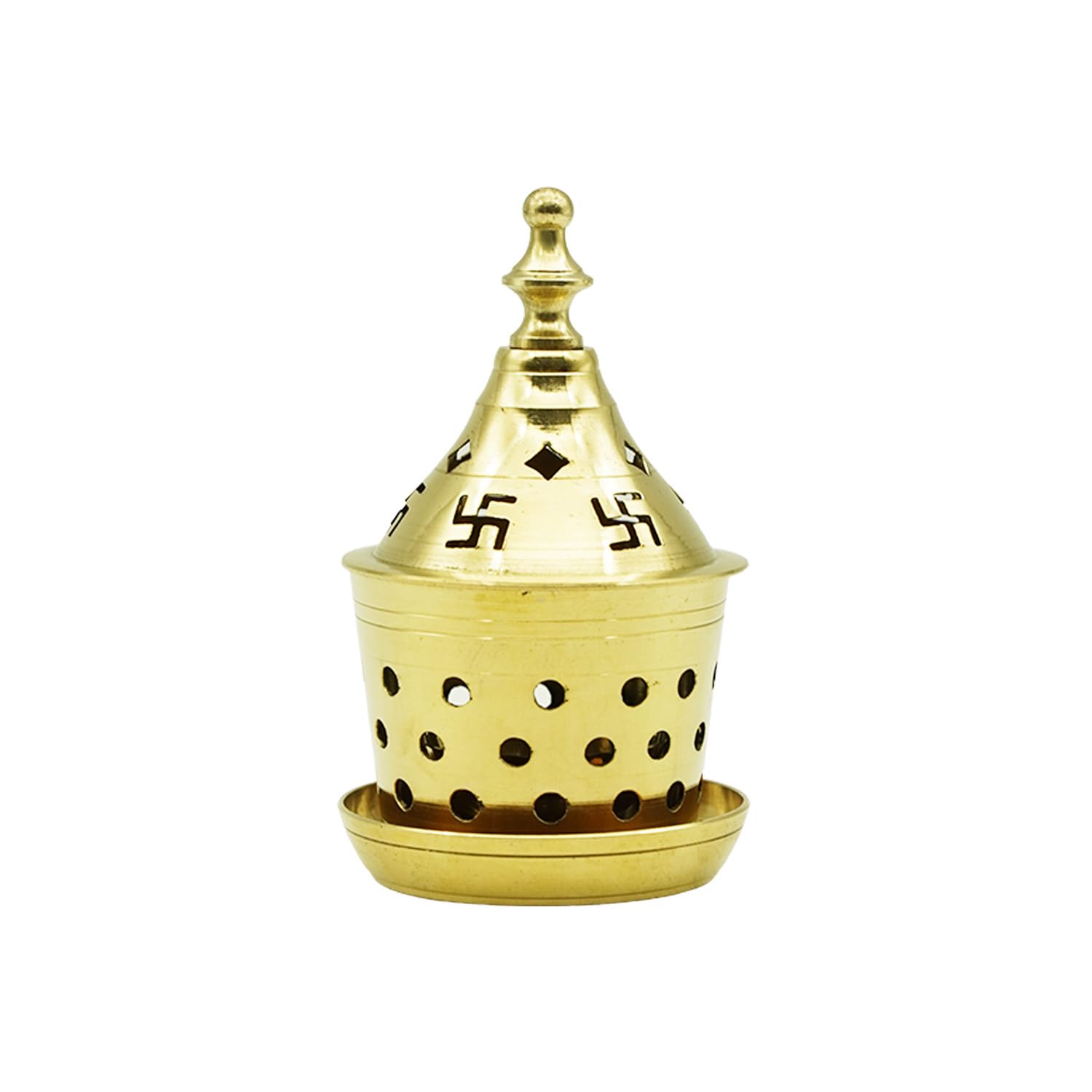 Brass Akhand Diya Kuber Deepak With Cover