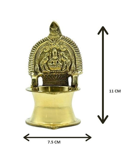Kamakshi Devi Brass Oil Deepam