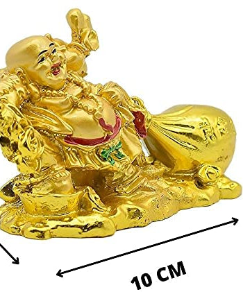 Laughing Buddha with Money Bag and Ingot