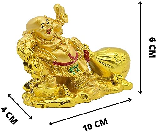 Laughing Buddha with Money Bag and Ingot