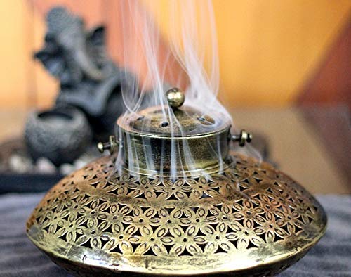 Cast Iron Degchi Style Tea Light Candle Holder for Home Decor