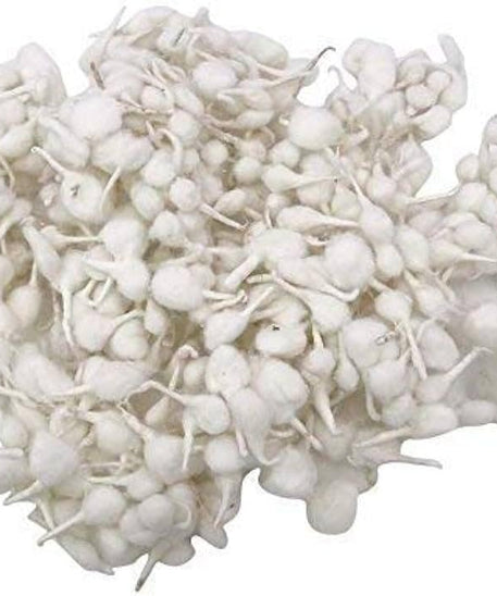 Round Cotton Wicks for Diya 250 Pieces (Pack of 2)