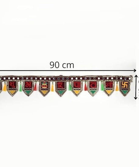 Velvet Shubh Diwali Traditional Toran