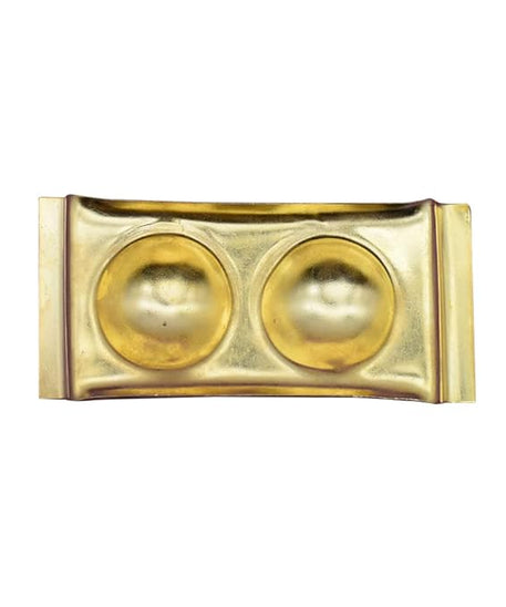 Brass Rectangular Ghee Diya Holder- Small