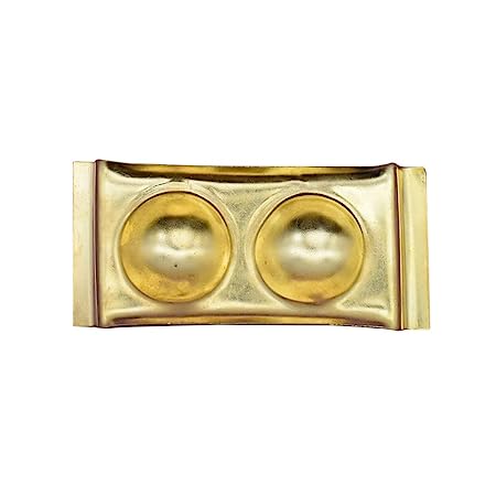 Rectangle Design Brass Ghee Diya Holder Small for Pooja Room and Diwali Celebrations