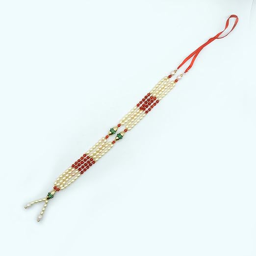 Artificial Pearl Beads Garland Moti Mala for God
