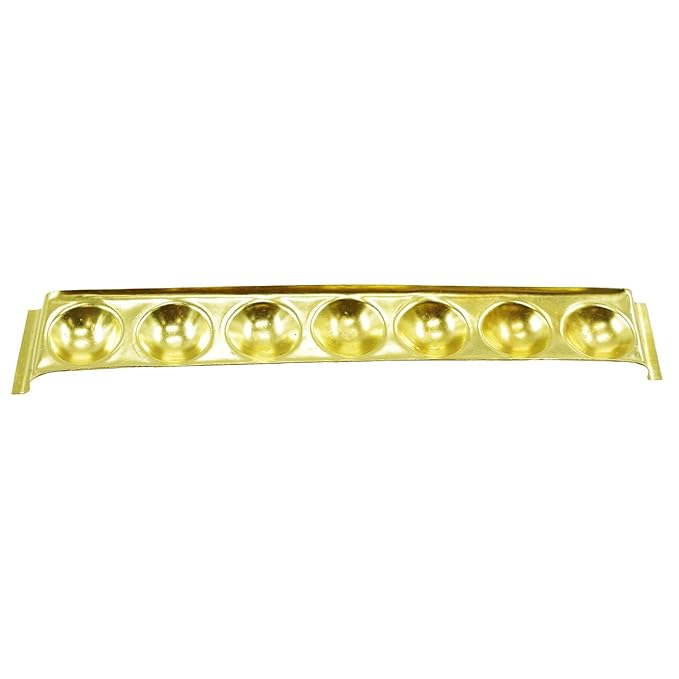 Brass Rectangular Ghee Diya Holder