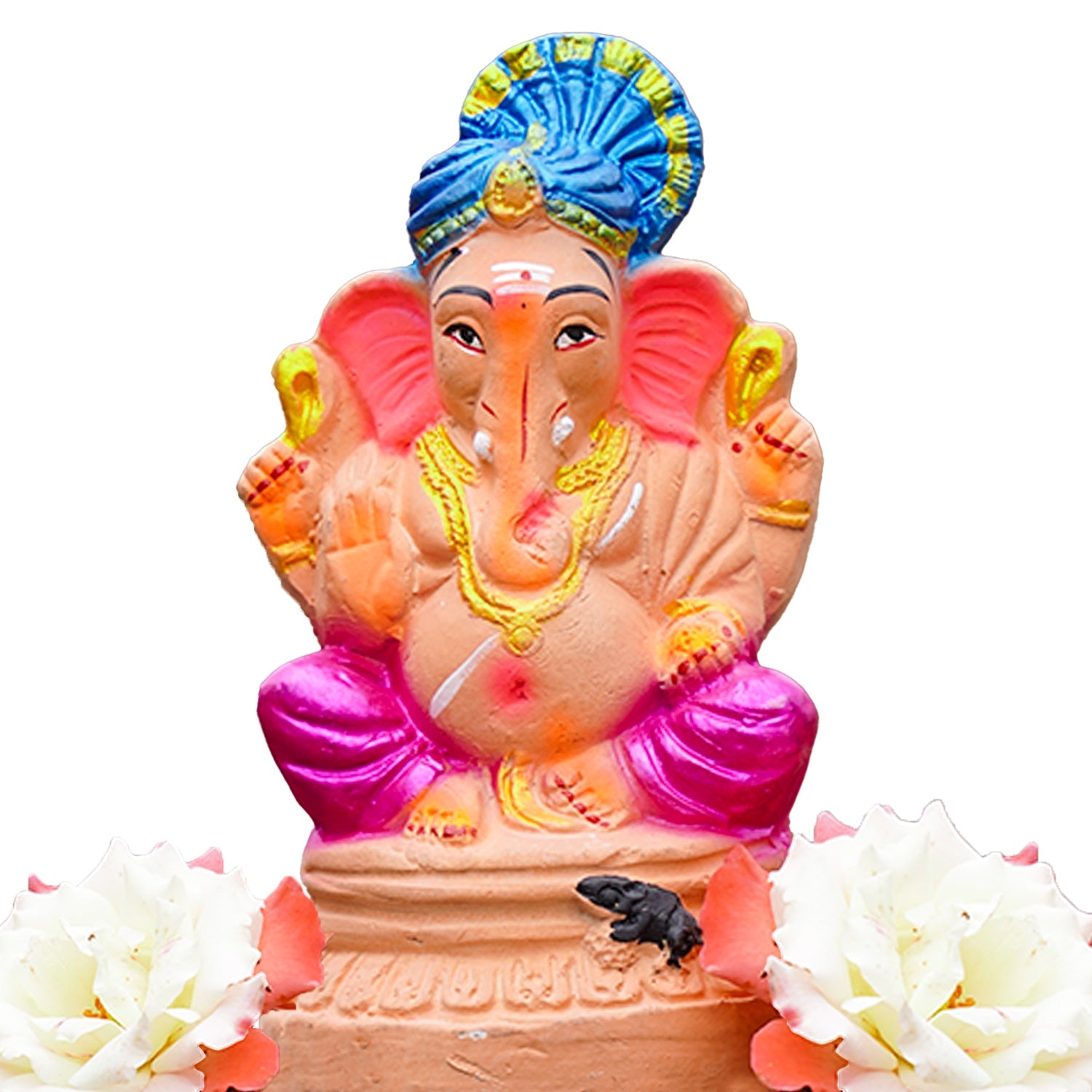 Estatua de bronce de Ganesha: removedor hindú de obstáculos para el