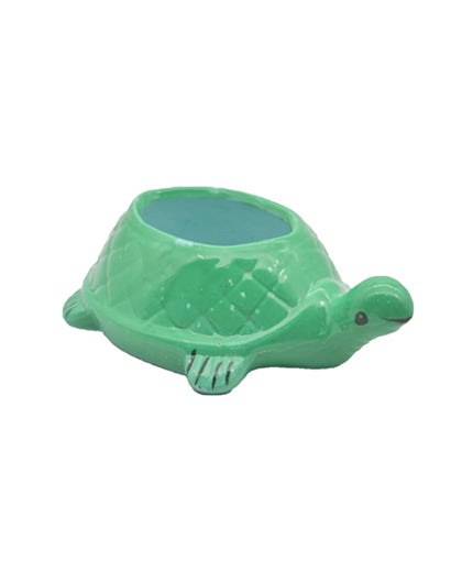 Green Tortoise Garden Pot