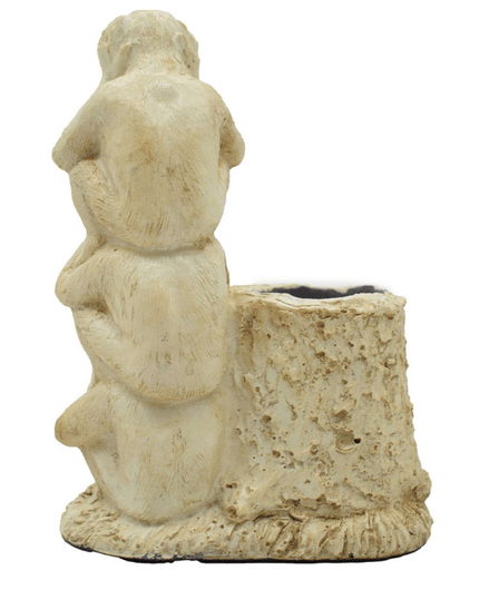 Three Wise Monkeys Polyresin Statue Showpiece - Puja N Pujari