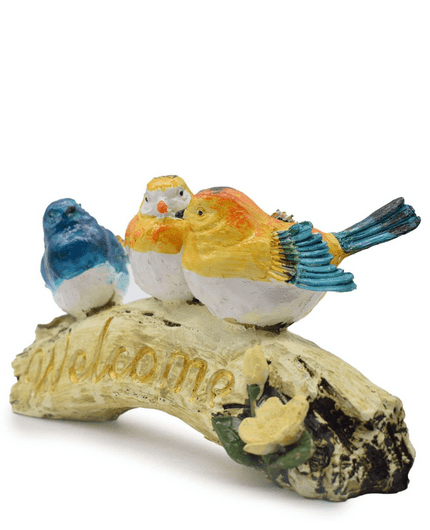 Bird Garden Sculpture Sparrow Statue