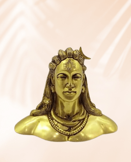 Brass or Pital Adiyogi for Home Decor and Pooja