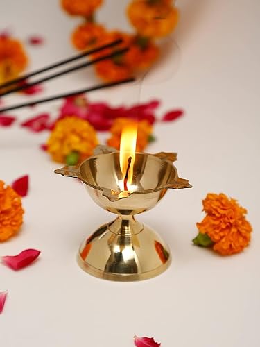 Brass Diya for Pooja Room