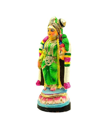 Andal Amman Navarathri Golu Dolls for Durga Pooja, Kolu Bommai/Bommalu for Navaratri/Dussera.(Heaight-9 Inch).