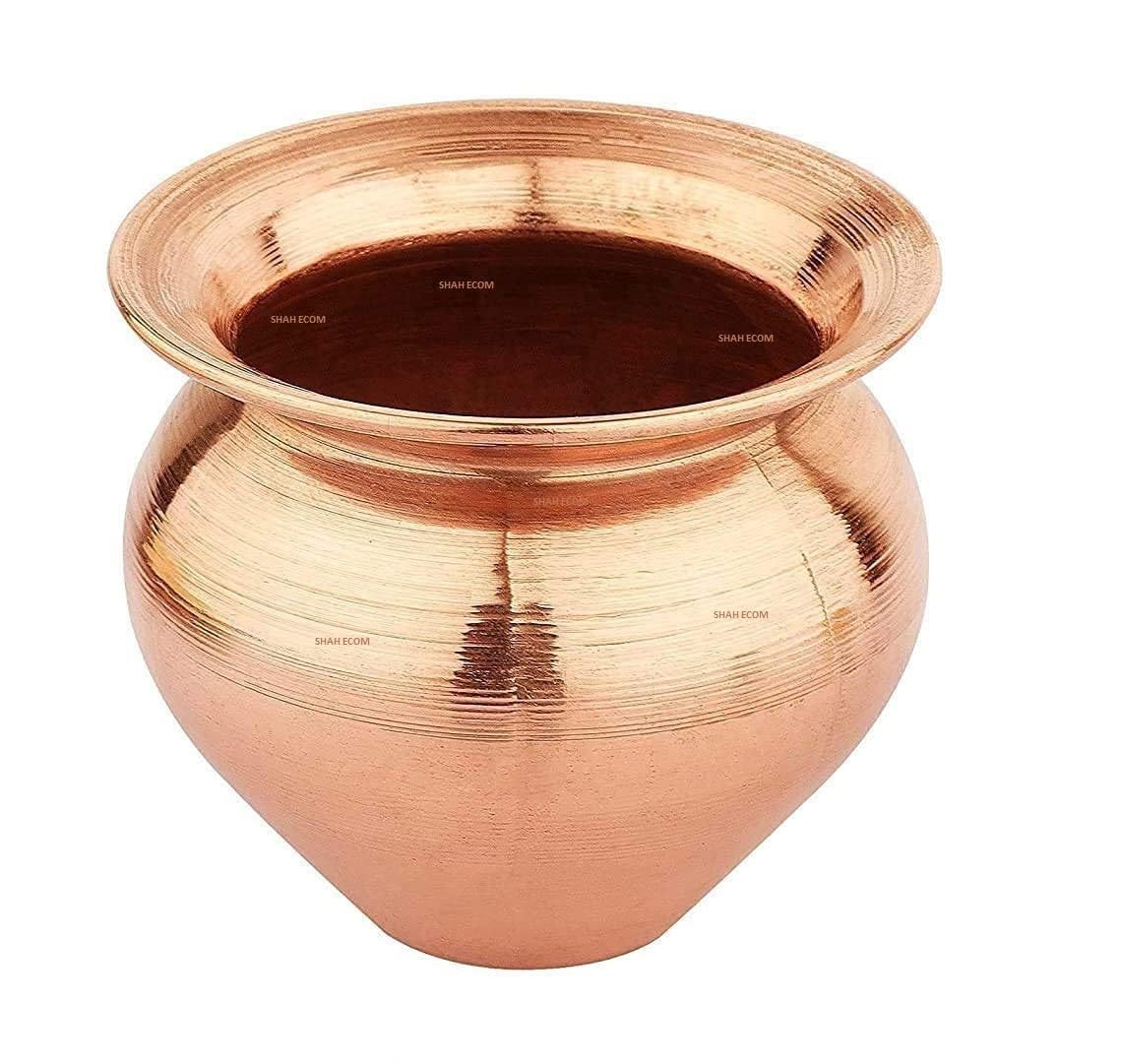 Handmade Copper Kalash Lota for Festival Puja,Copper Pooja Kalash Copper Lota for Relegious Activities