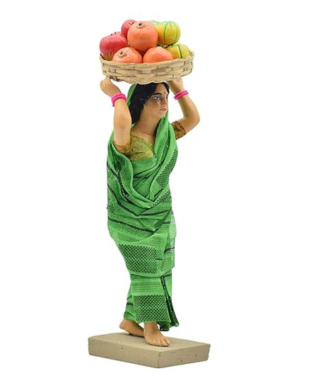 Lady Fruit Seller Kolu Bommalu/Bommai for Dussera/Navaratri.