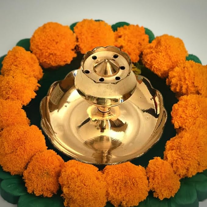Agarabatti Stand for Pooja Room - Incense Sticks Stand with Ash Catcher