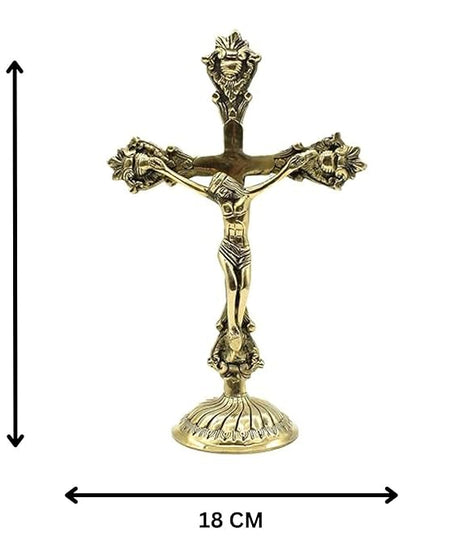 Jesus Christ Cross Statue for Home Decor and Car Dashboard