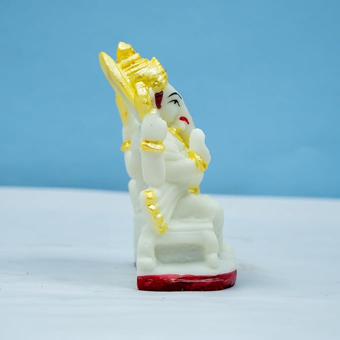 Ganesh Murti Idol Decorative Showpiece Figurine for Home Decor and Gift