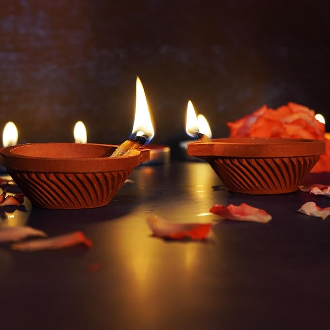 Clay Diya Diwali Decoration Items for Home Decor(2 Inch,100 Ps)