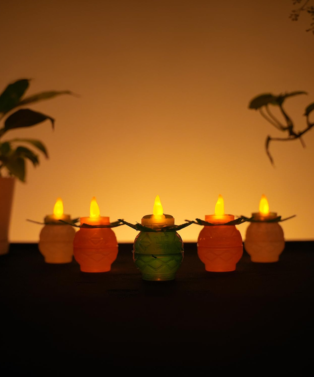 Water Sensor Led Kalash - Pack of 6