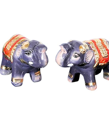 Elephant Golu Bommai in Black Color For Navrathri