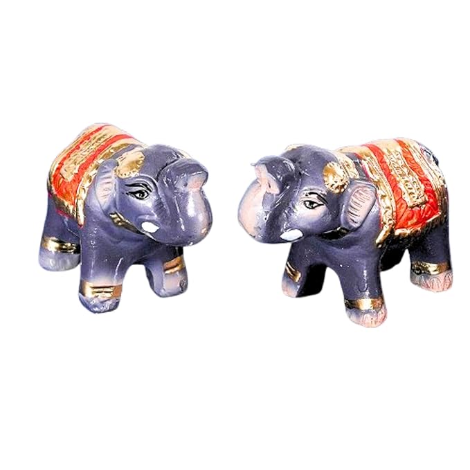 Elephant Golu Bommai in Black Color For Navrathri