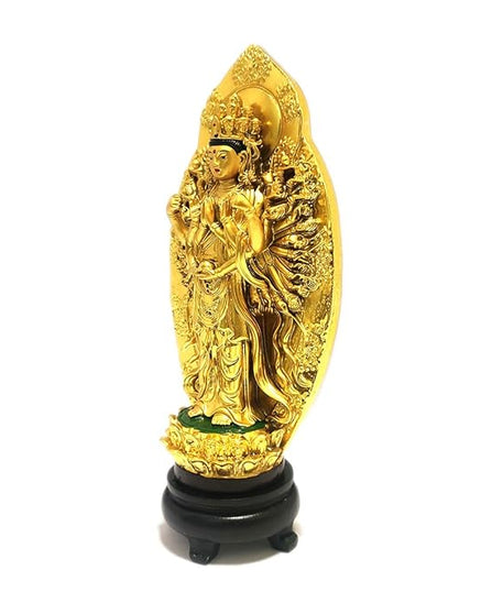 Tibetan Buddhist Green Tara Resin Statue for Vastu