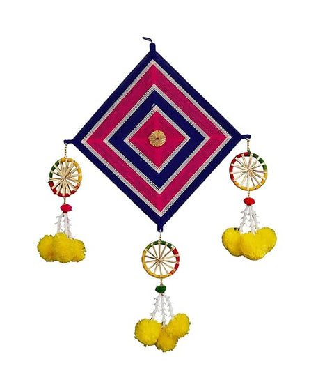 Woolen Wall Hangings Pom Pom Bright- Beautiful Home Decor