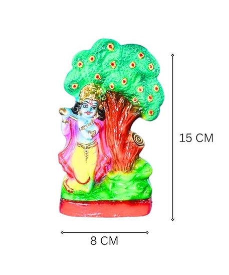 Krishna Under Tree Golu Dolls for Navratri - Handmade