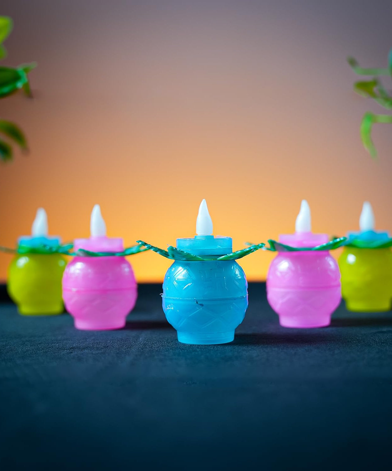 Water Sensor Led Kalash - Pack of 6