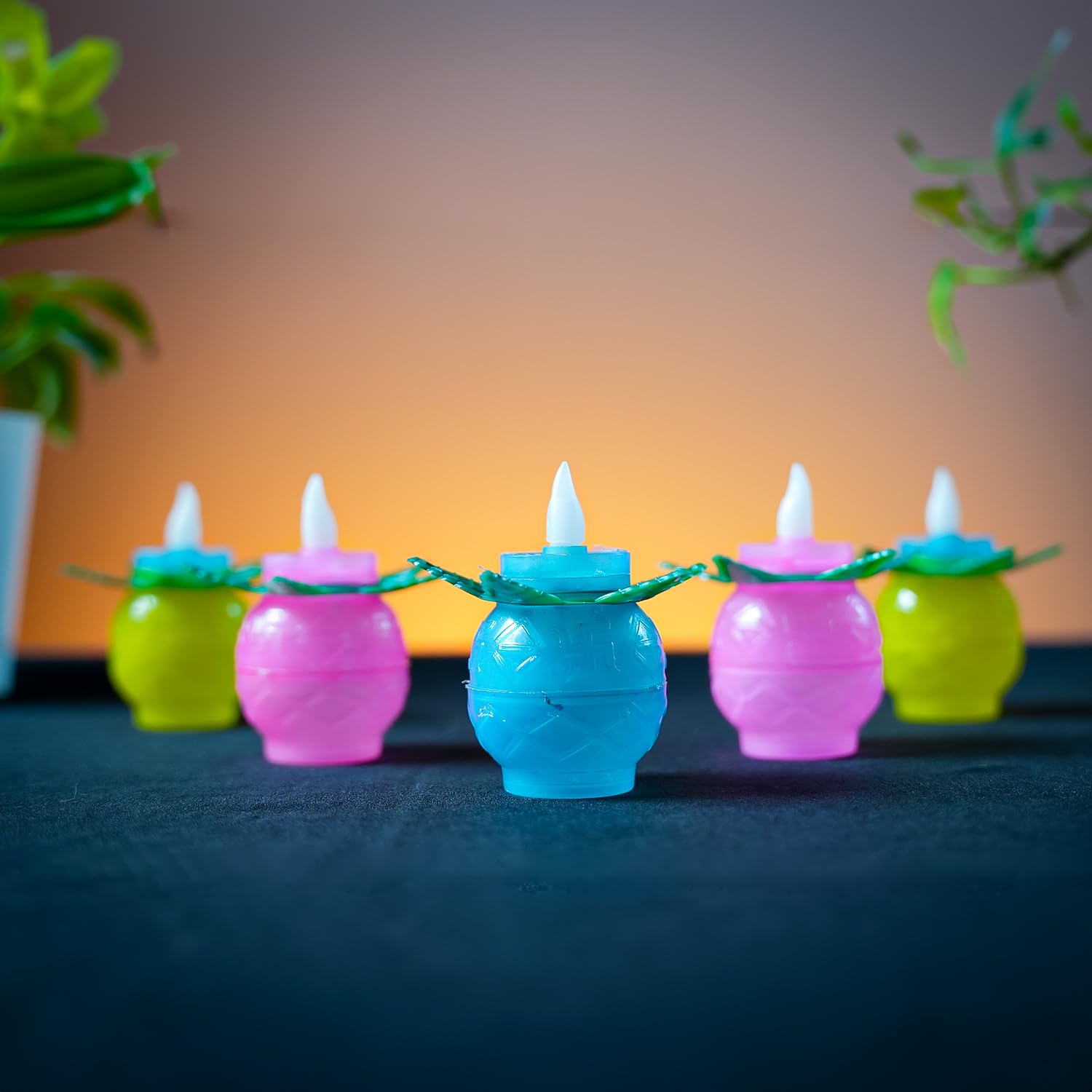 Water Sensor Led Kalash - Pack of 6