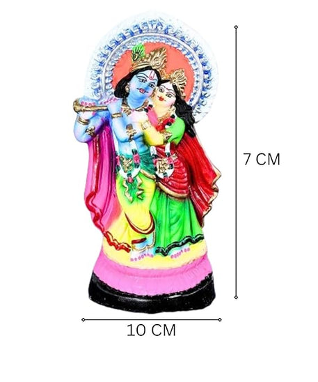 Radha Krishna Bommai Kolu for Navratri - 7 cm Handmade
