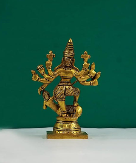 Brass mahisura mardini puja and home decor