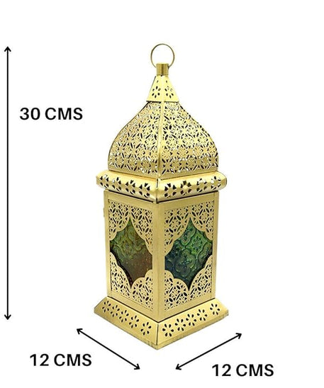 Moroccan Metal Hanging Lantern Tealight Candle Holder.