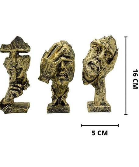 Human Face Sculpture Showpieces for Home Decor