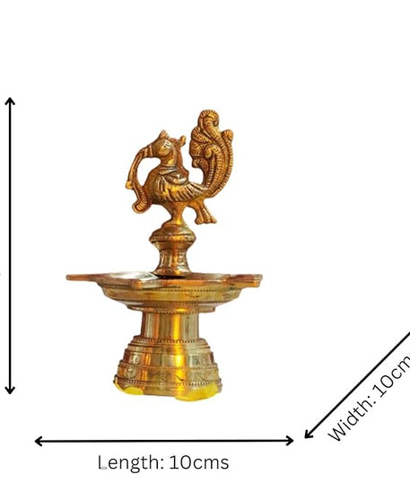 Spiritual Grace with The Brass Annam Diya Oil Lamp and Home Decor