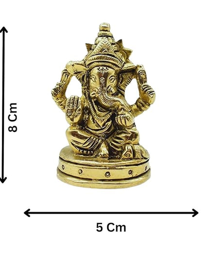 Brass Ganapthi sitting idol